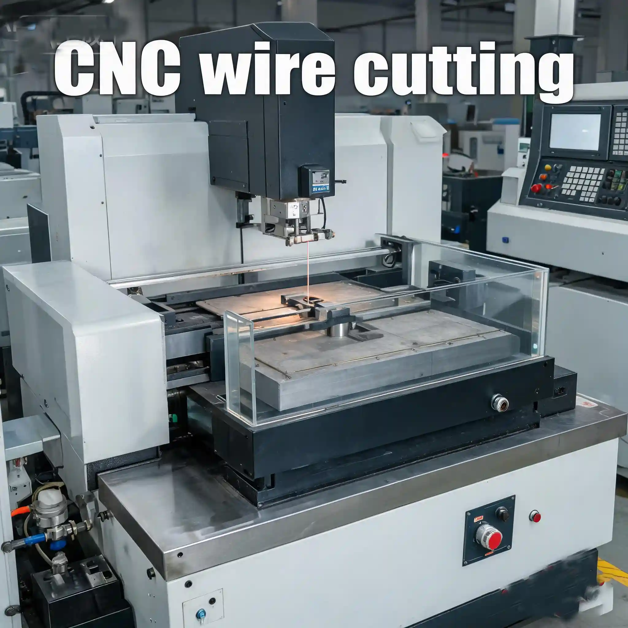 CNC wire cutting EDM for complex thin‑wall precision metal prototype part processing