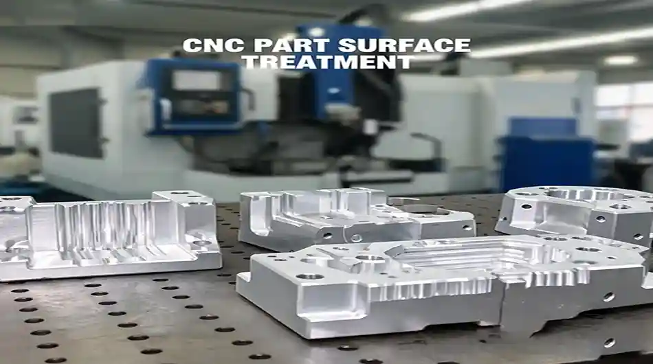CNC part surface treatment including sandblasting, anodizing and brushing for corrosion resistance and aesthetic finishing