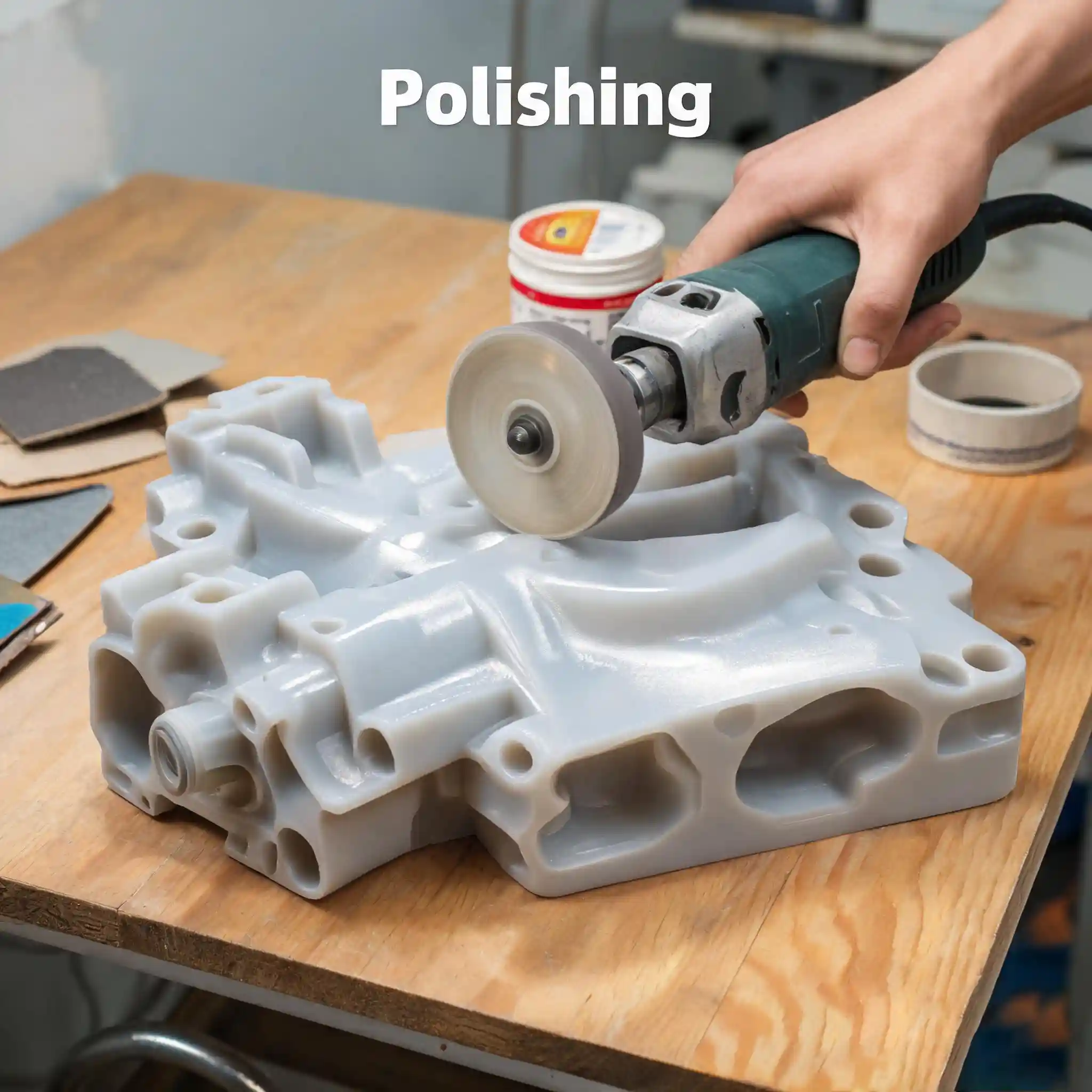 Polishing surface finishing for smooth high‑gloss prototype machined component treatment
