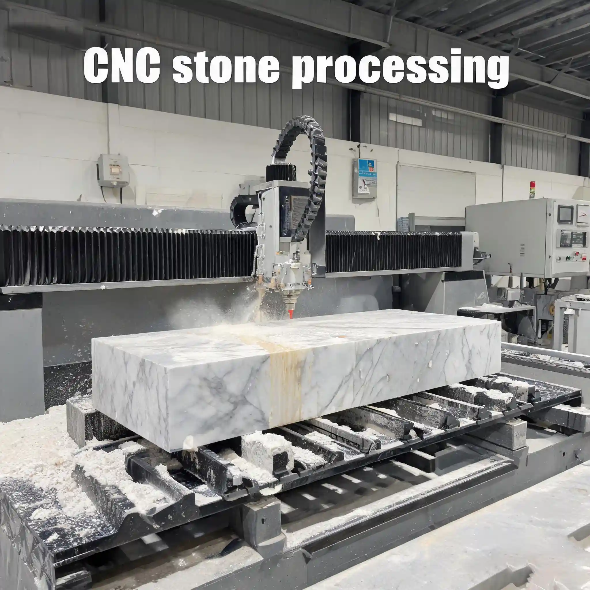 CNC stone processing, custom precision stone machined prototype parts0