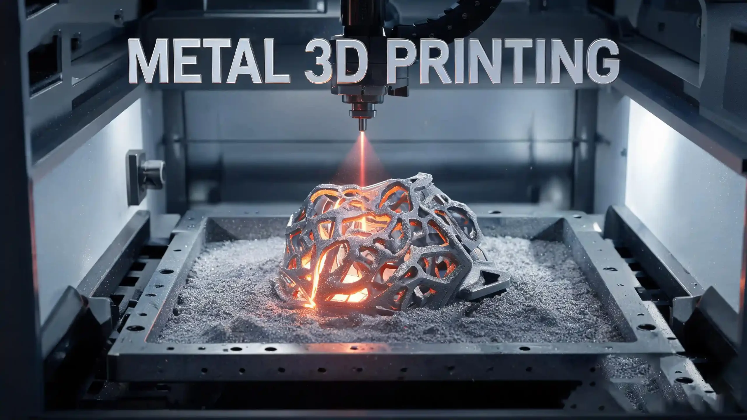 Metal 3D printing service for high-precision complex metal parts, rapid prototyping and low-volume batch manufacturing