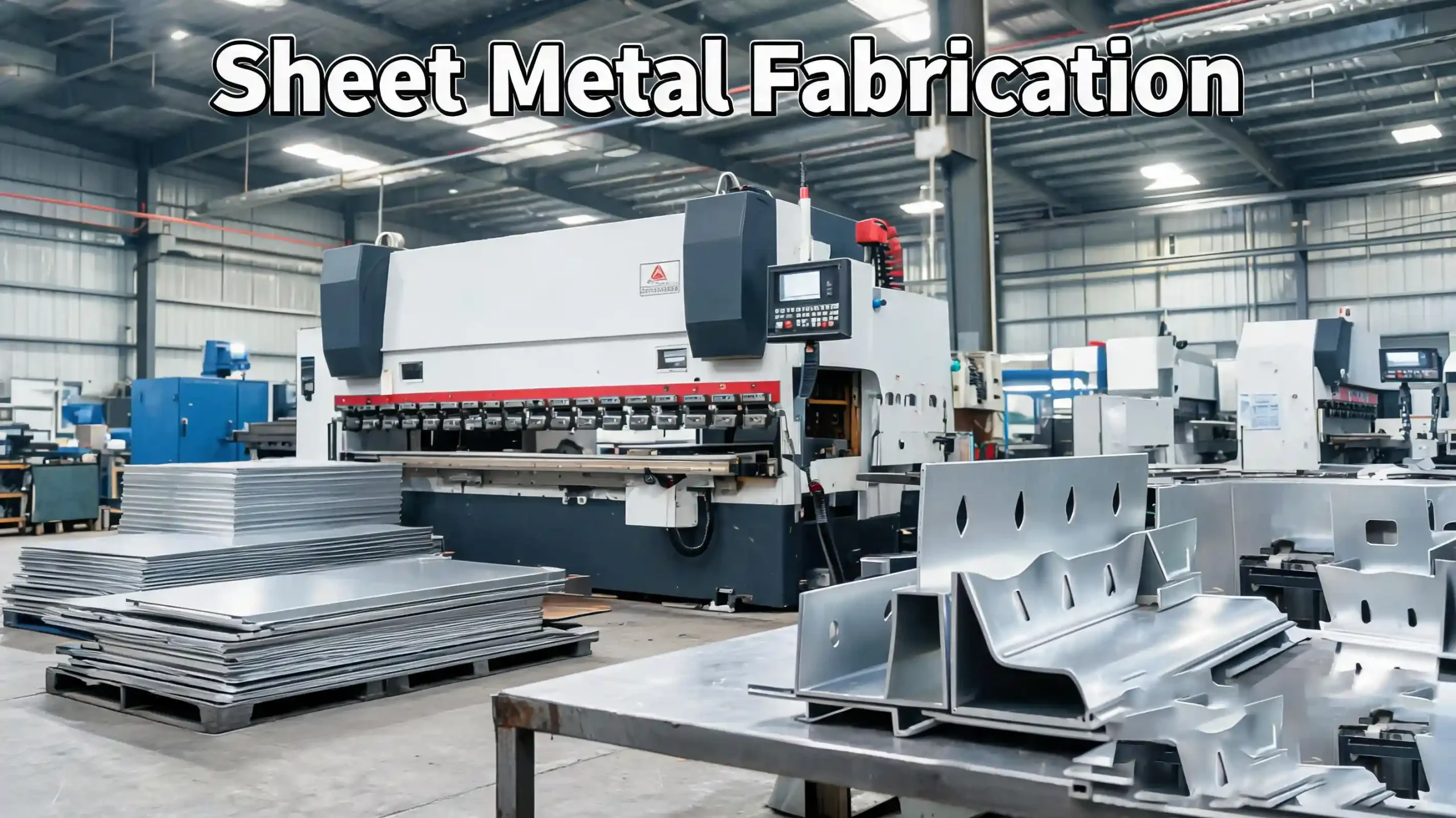 Custom sheet metal fabrication service including bending, cutting and welding for precision industrial metal structure parts